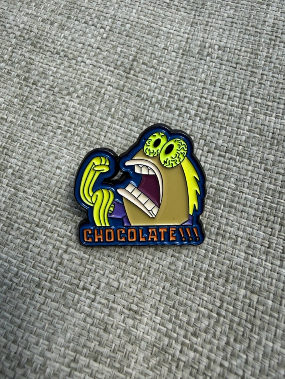 Spongebob Squarepants Chocolate Guy Enamel Pin Official Collectible Badge
